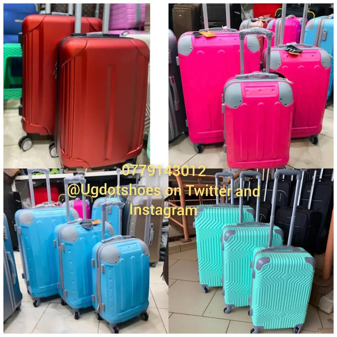 metallic suitcase set