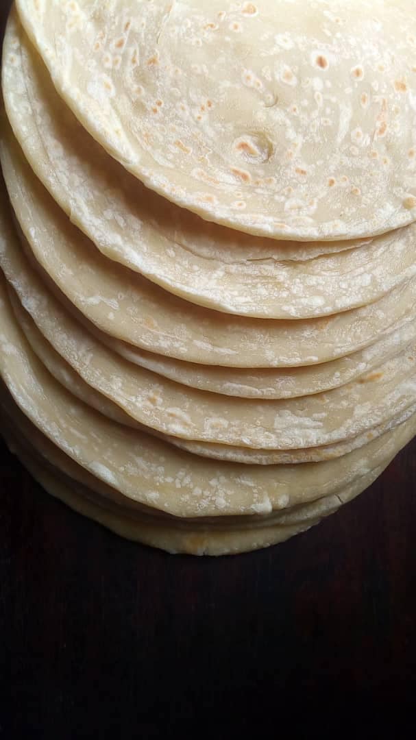 Dozen of Soft layered chapatis