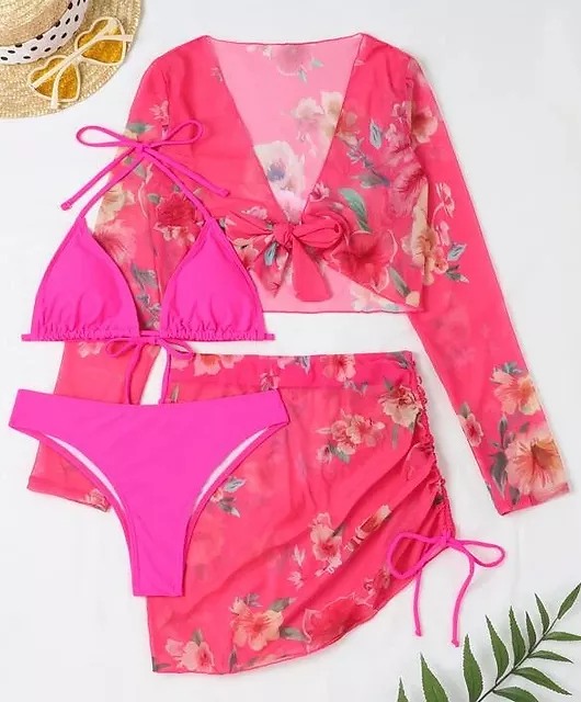 4 Piece Vacation - Getaway Swimsuit set