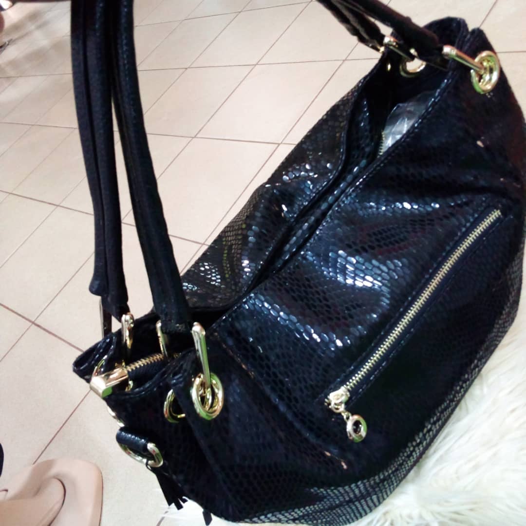 black handbag