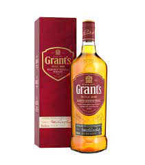 GRANTS TRIPLE WOOD WHISKY 1L WITH GLASS