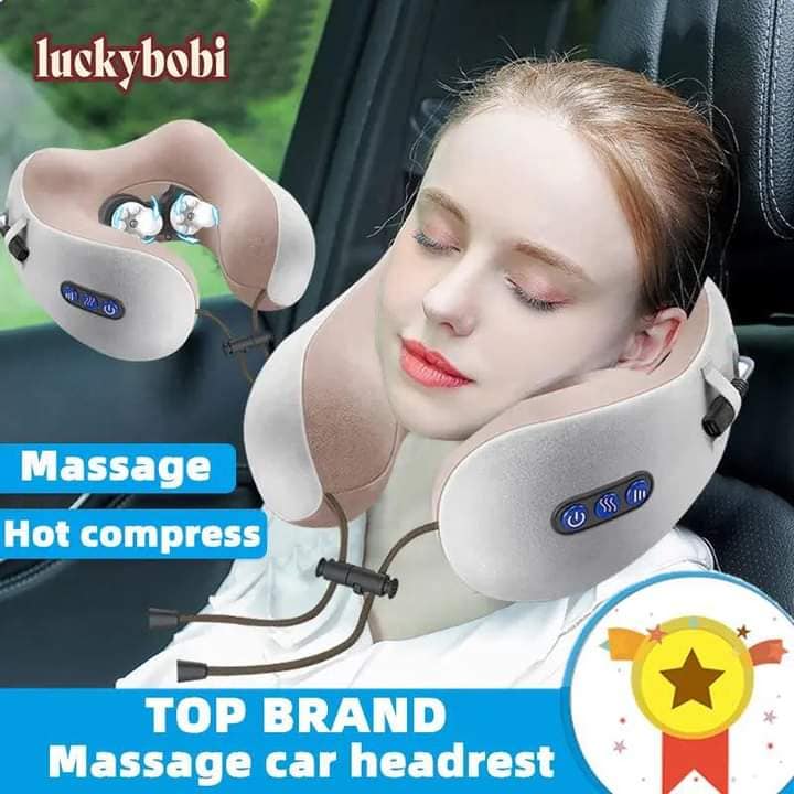 Massage car headrest 