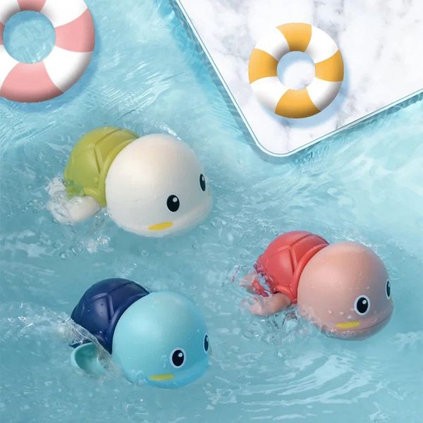 set of six bath toys