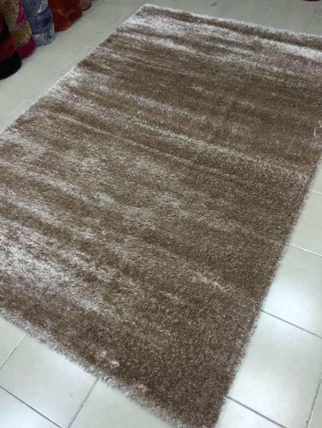 Plain shaggy carpets 