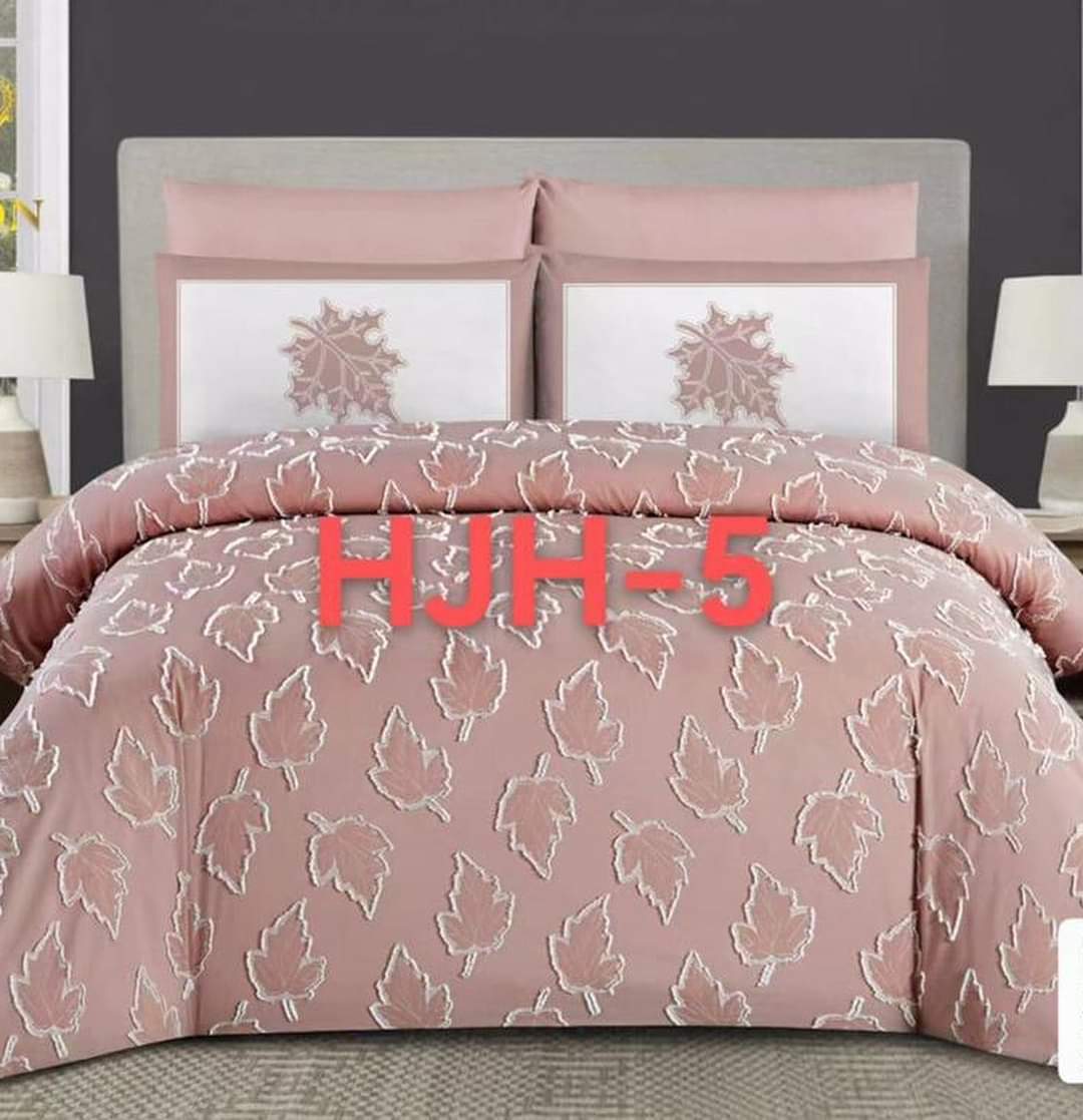 DUVET COVERS WITH 4 PILLOW CASES AND A BEDSHEET 