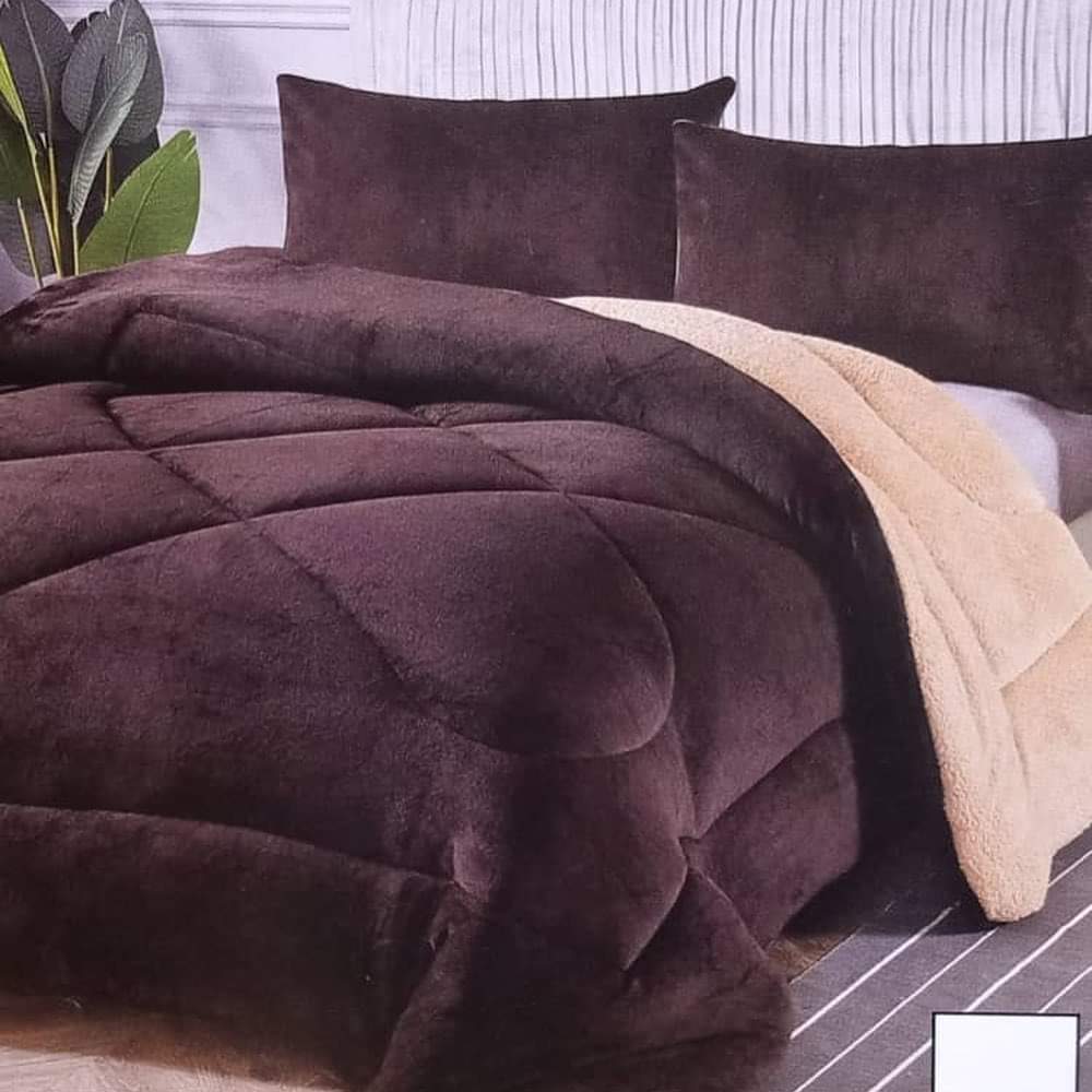 3pc velvet bedcover