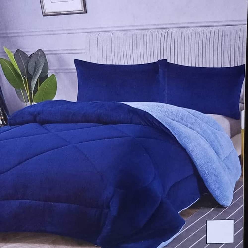 3pc velvet bedcover