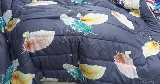 4 piece duvets with pillow cases and a bedsheet 