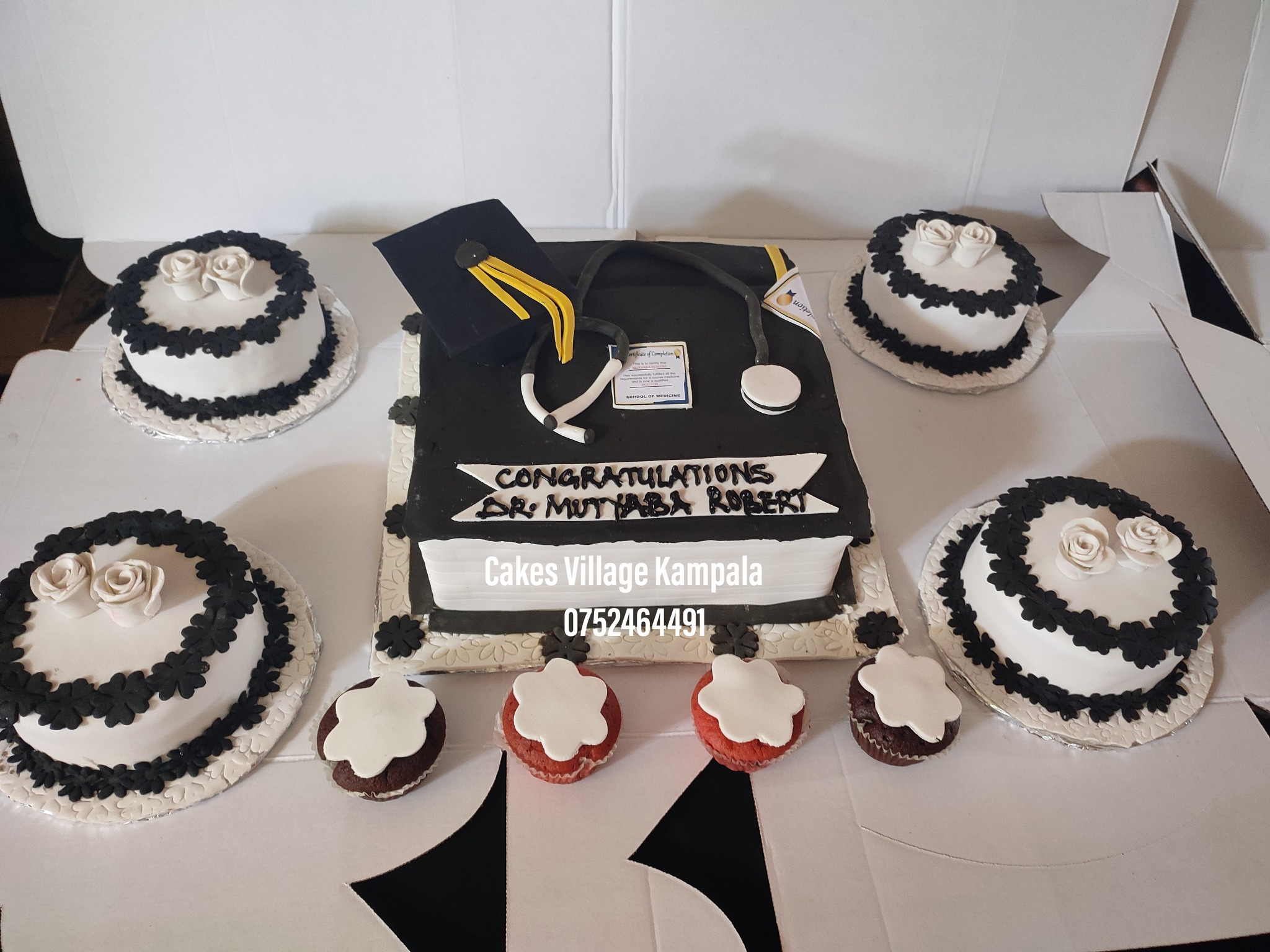graduation cake set