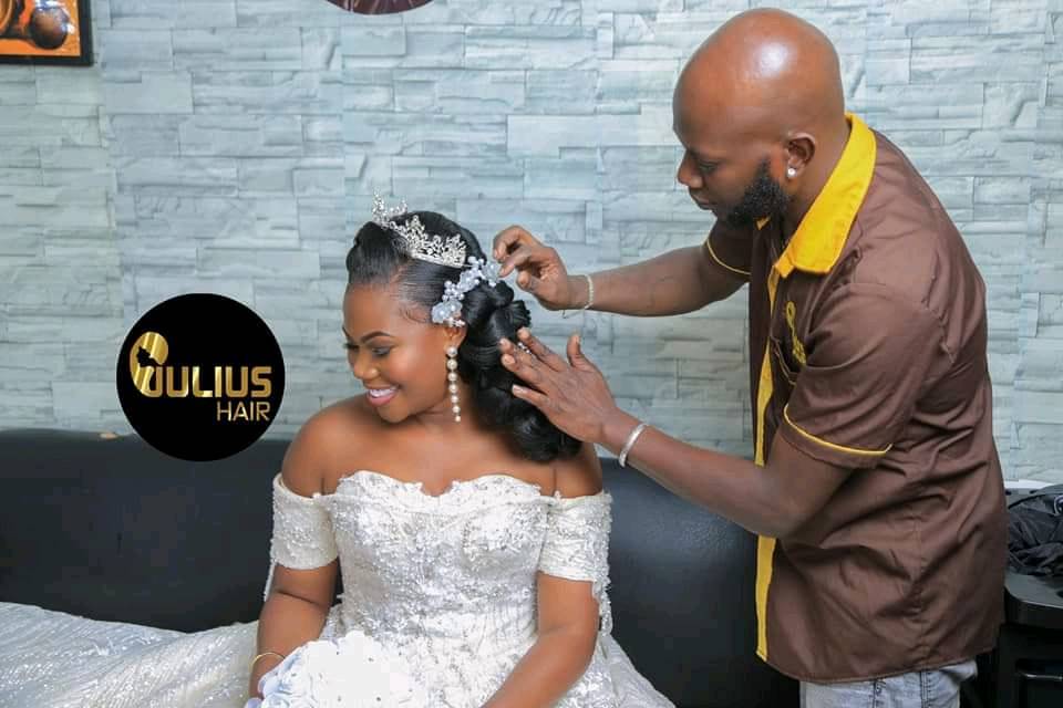 wedding makeup and hair styling