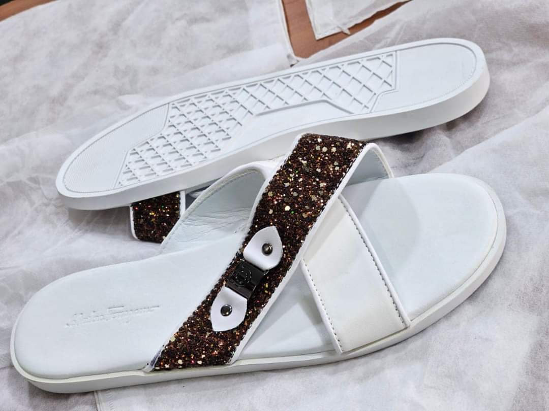 Women white sandals 