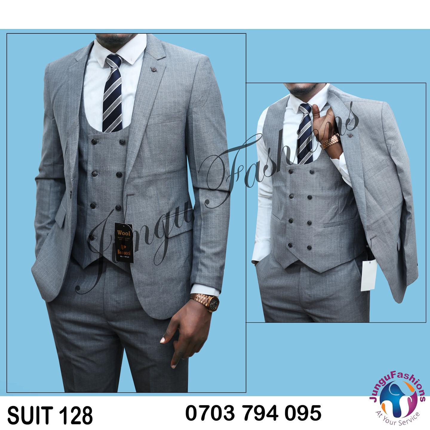 men grey suites 