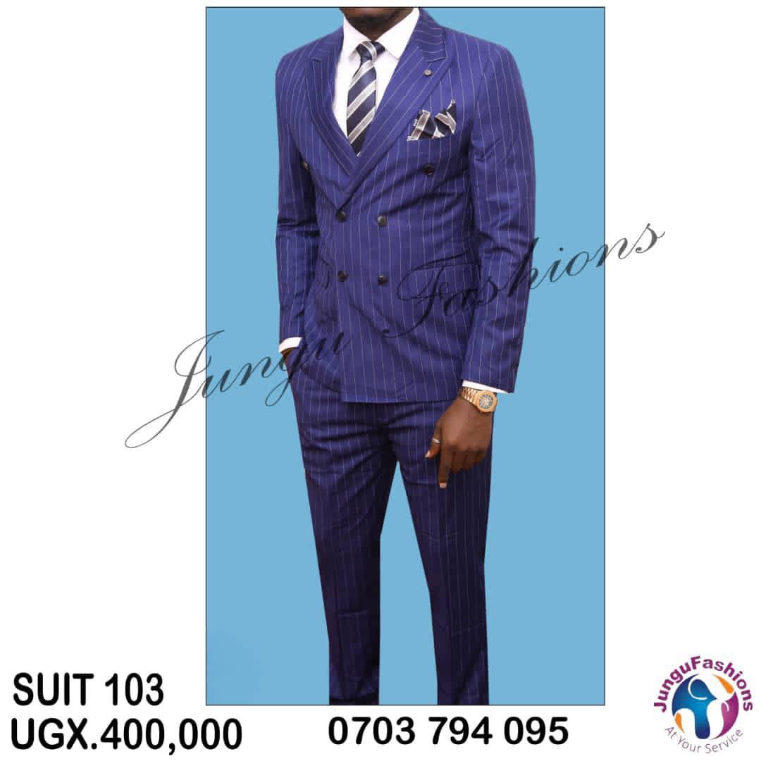 Men blue suits