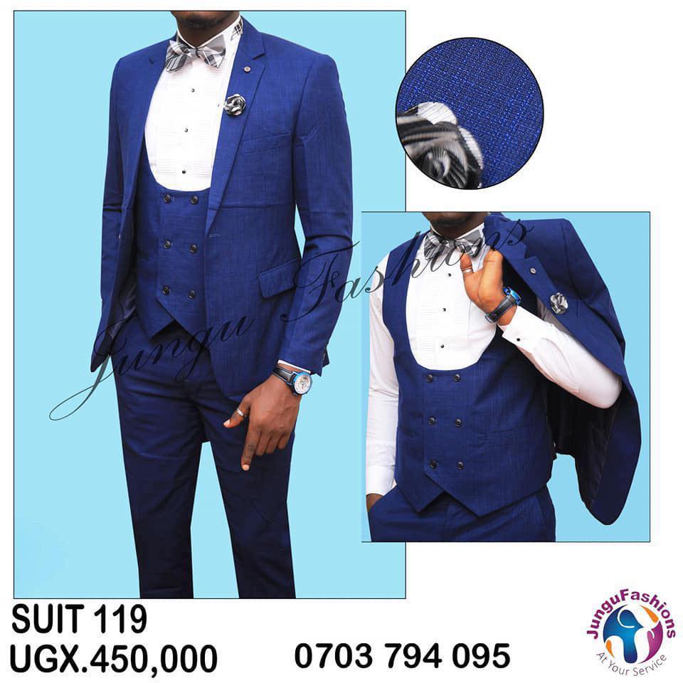Men blue suits