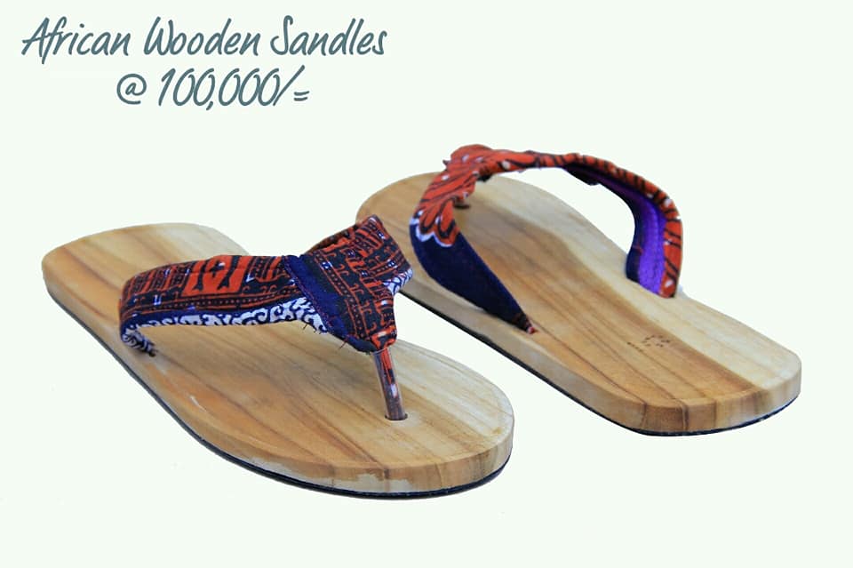 african wooden sandles