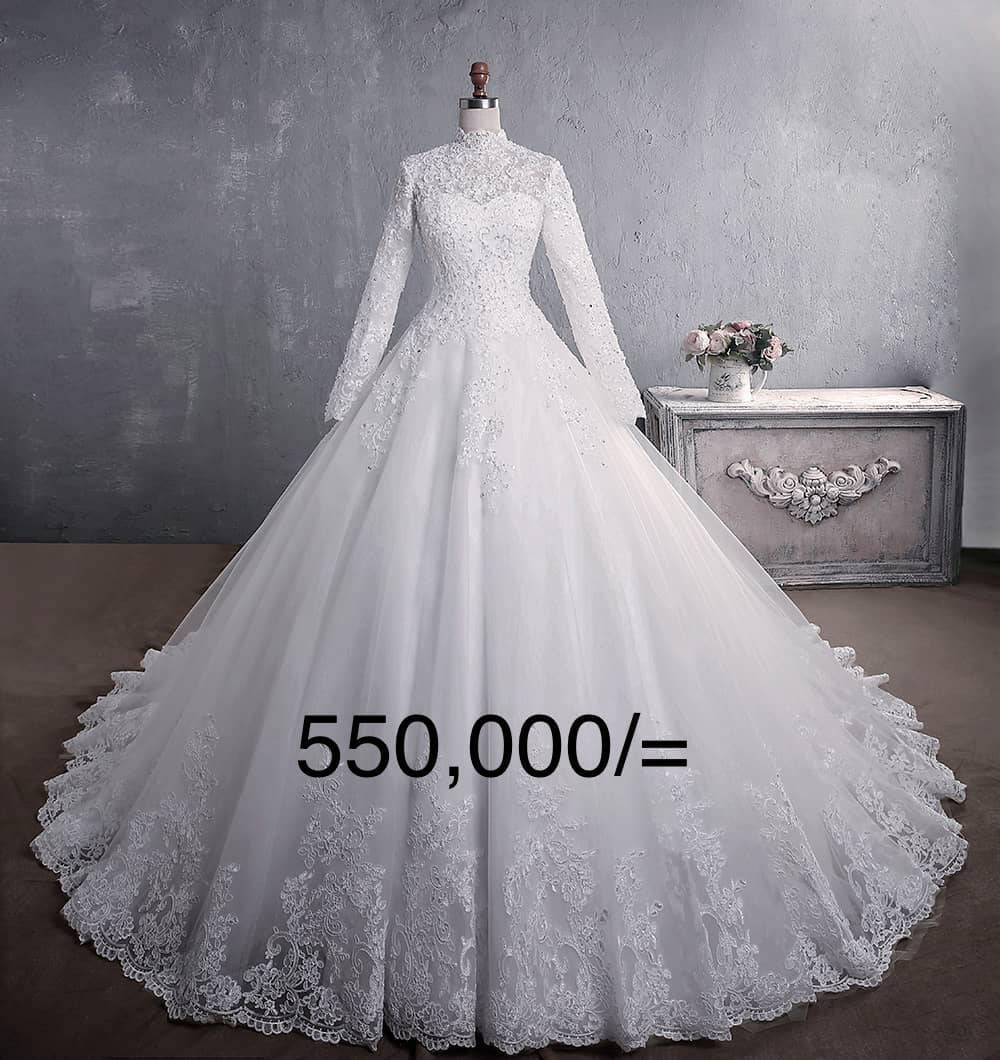 long sleeve wedding gown