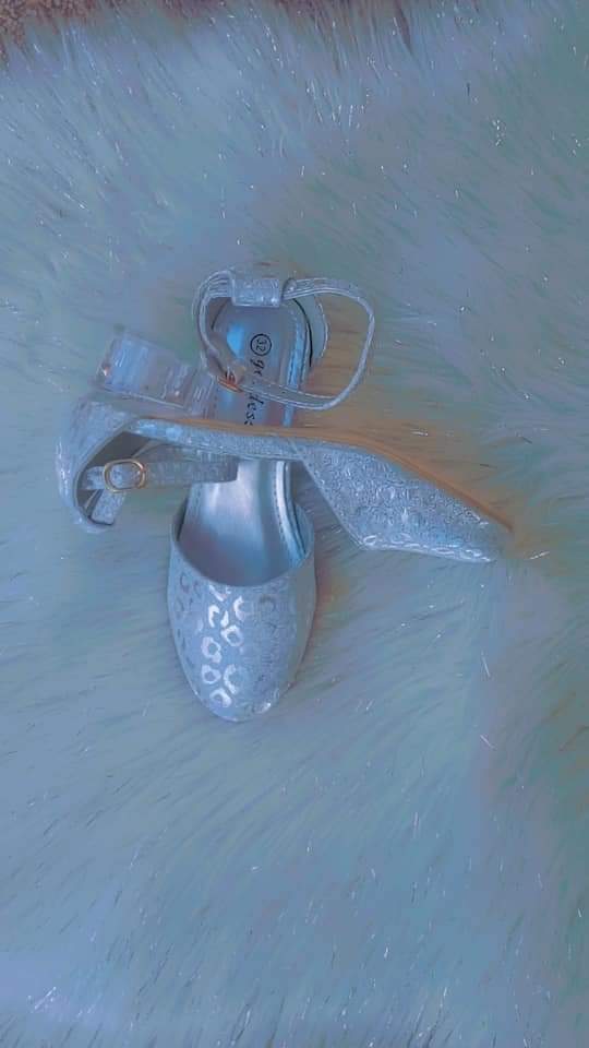 Girls silver shoes