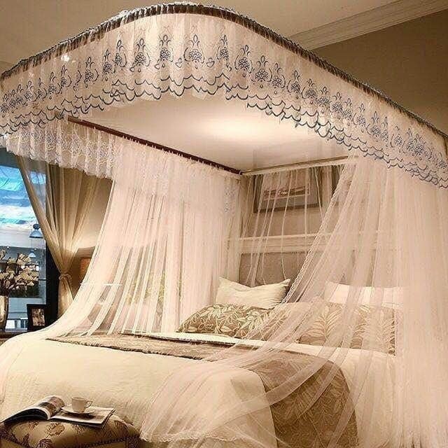 adjustable rail mosquito nets