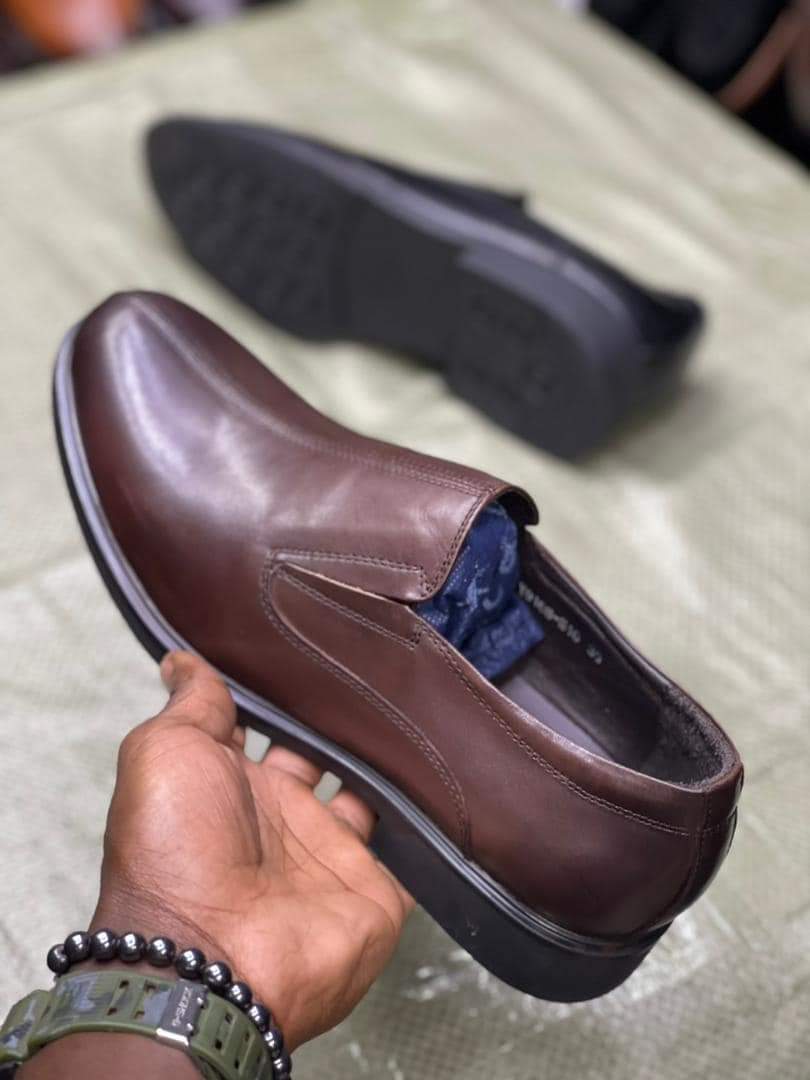 Men brown gentle shoes 