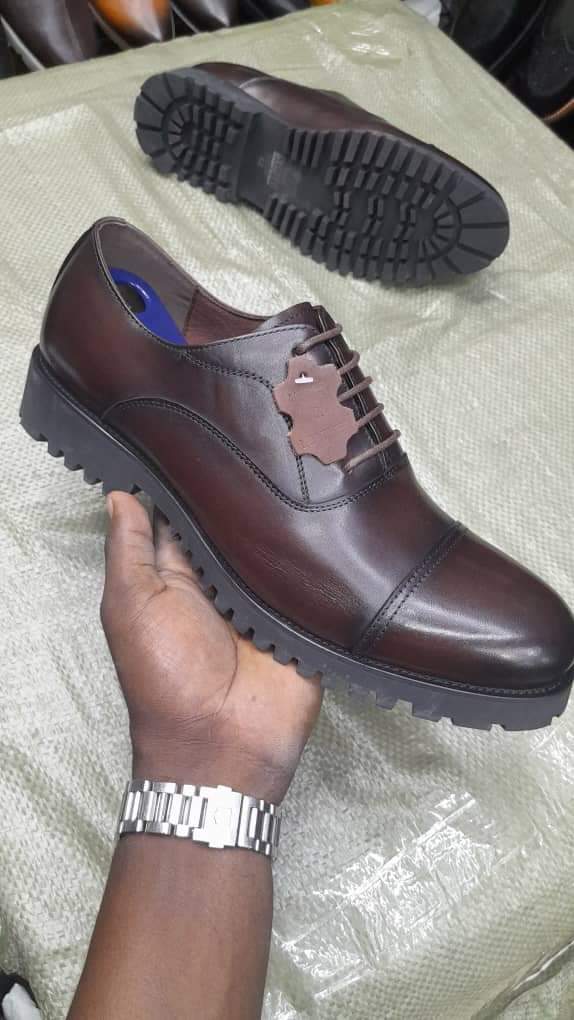 Men brown gentle shoes 