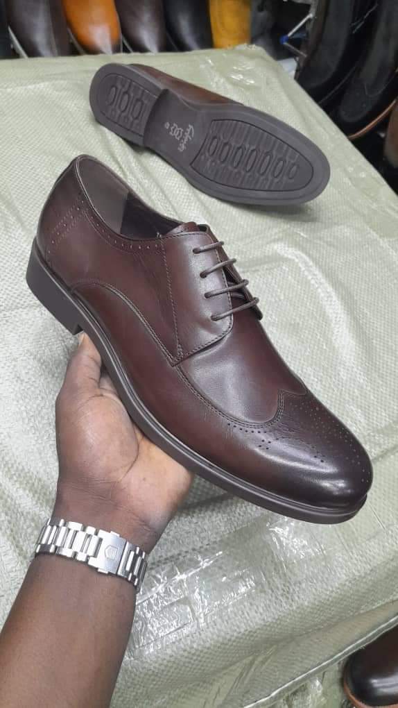 Men brown gentle shoes 