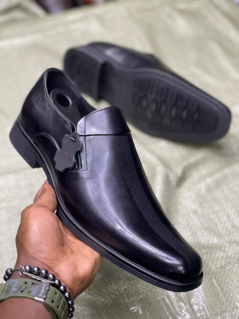 Gentle black men shoes 