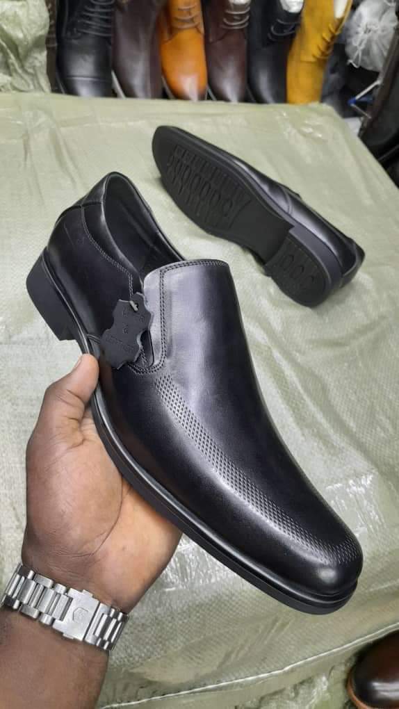 Gentle black men shoes 