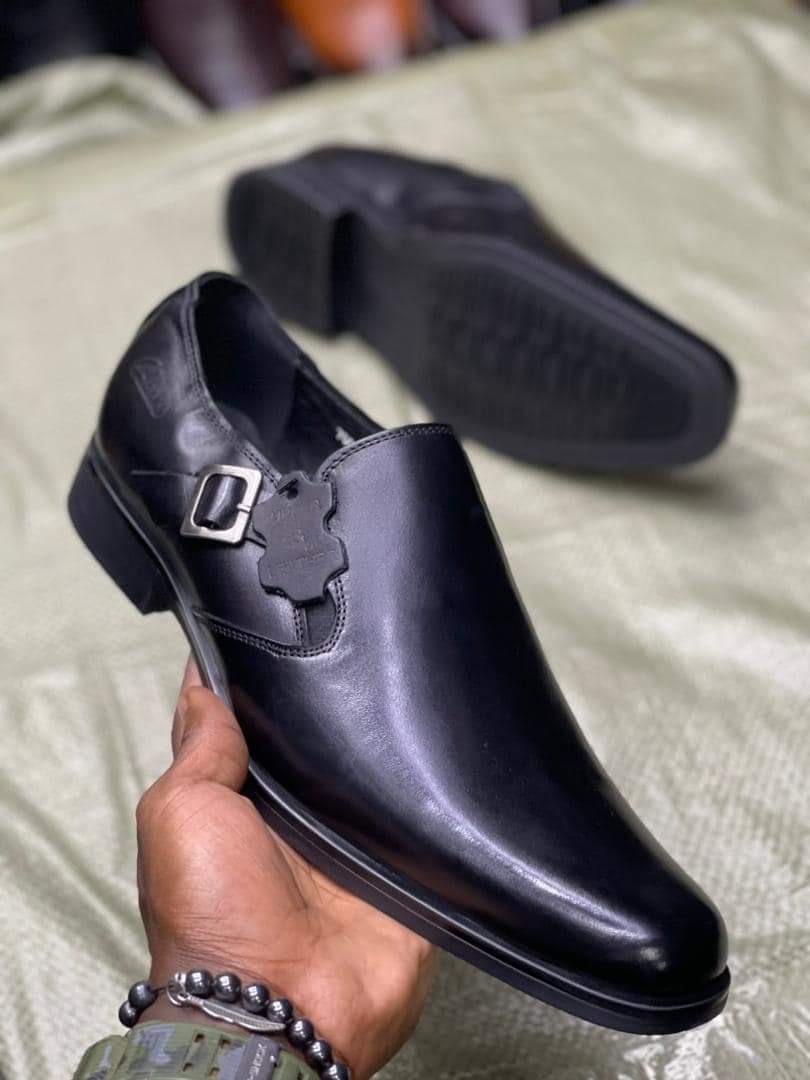 Gentle black men shoes 