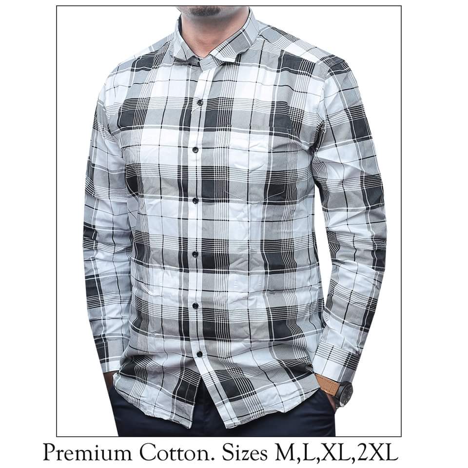 Long sleeve checked shirts 