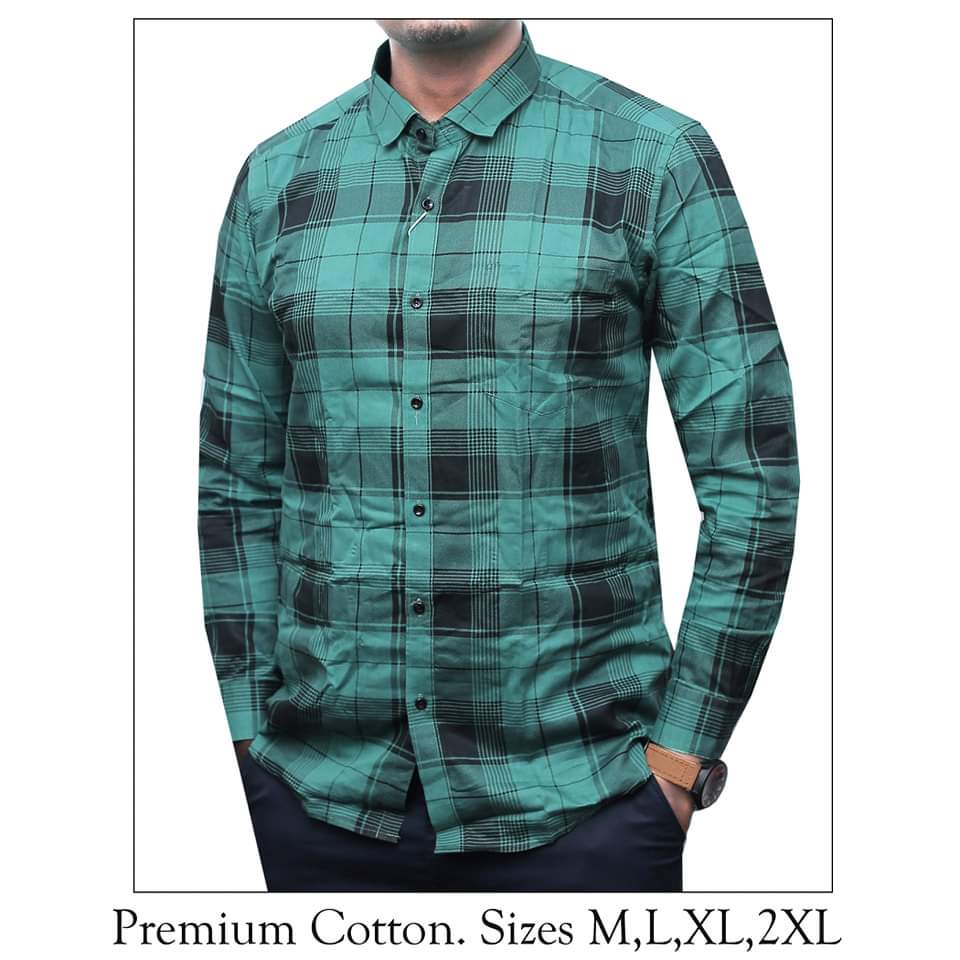 Long sleeve checked shirts 