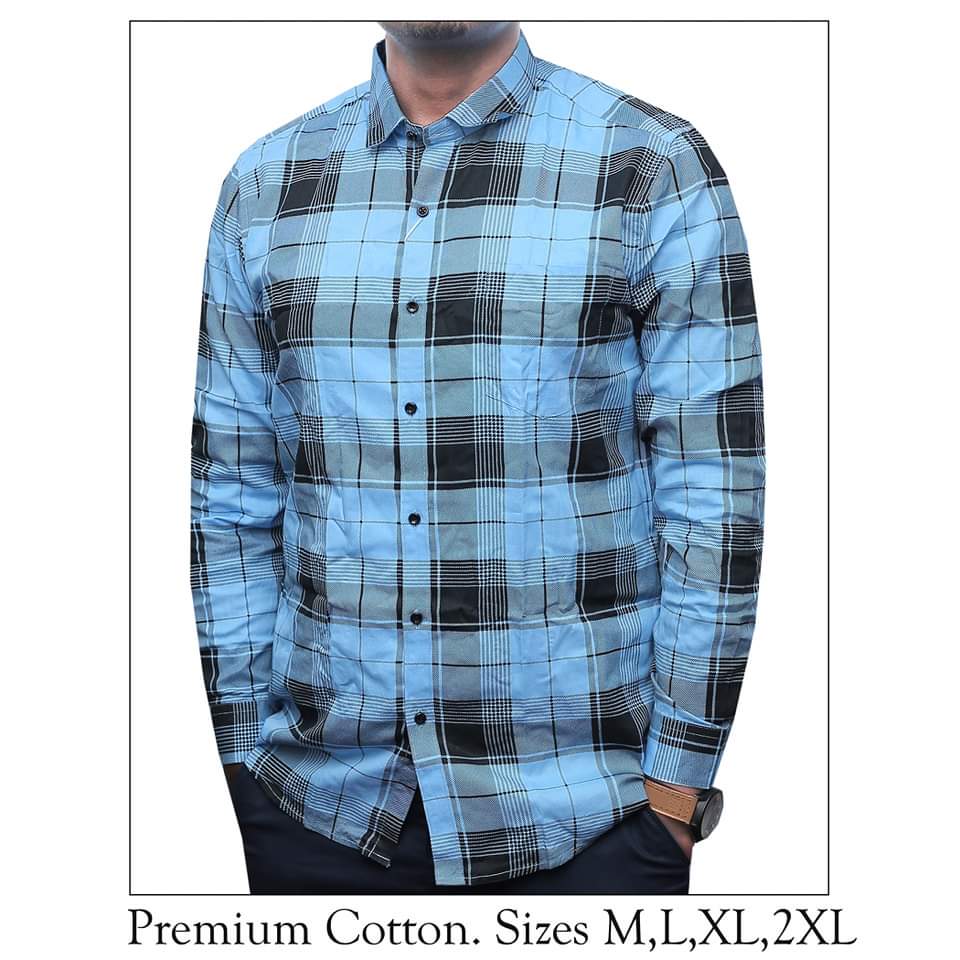 Long sleeve checked shirts 