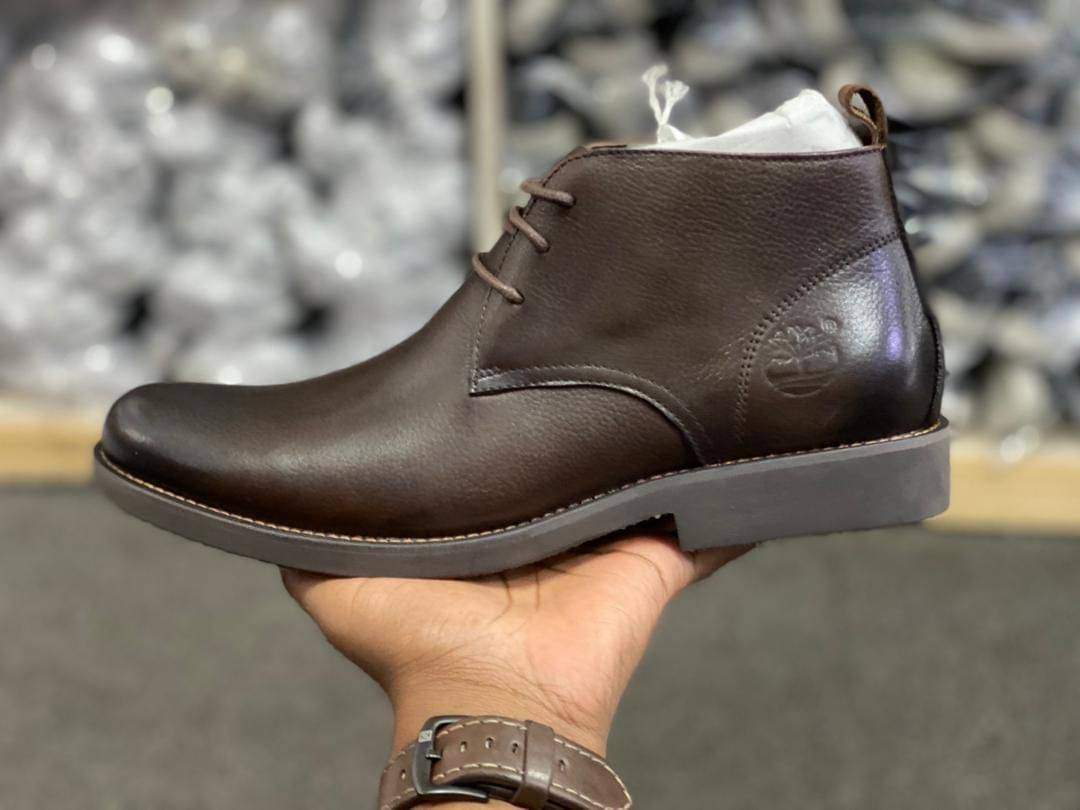 Coffee brown boots for men