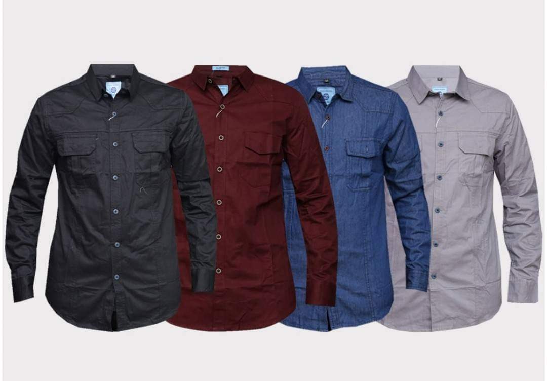 Men cotton long shirts 