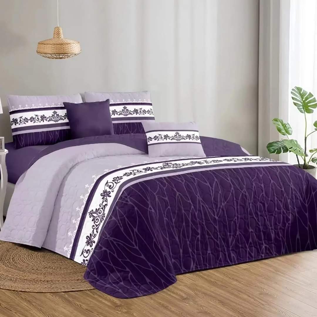 Purple and Maroon Duvets 3pc