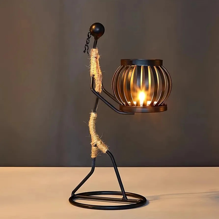 Creative iron (metal) candle holder