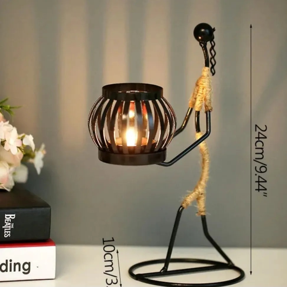 Creative iron (metal) candle holder