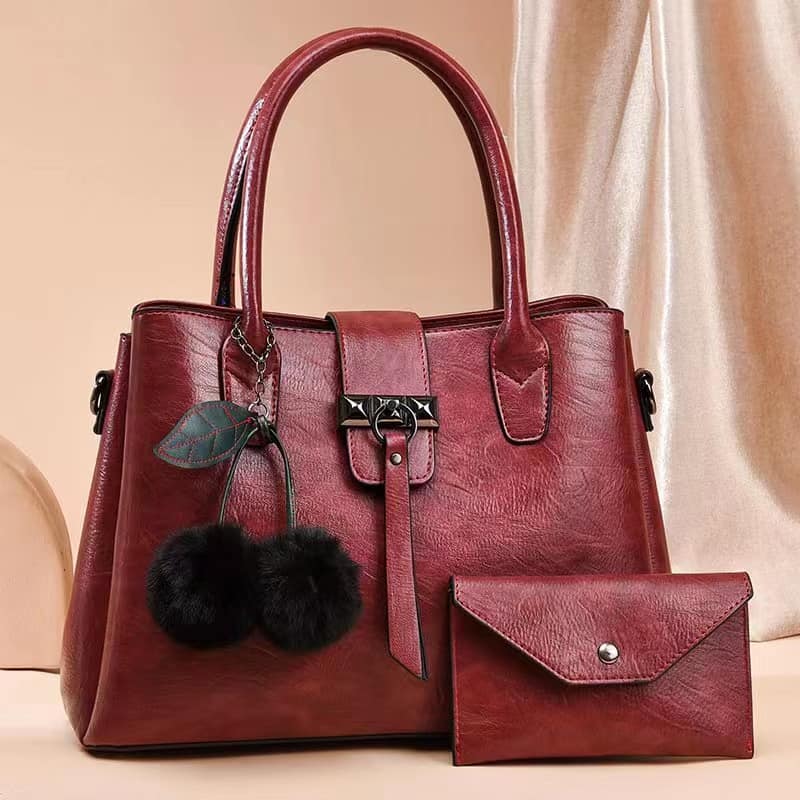 classy handbag and wallet set