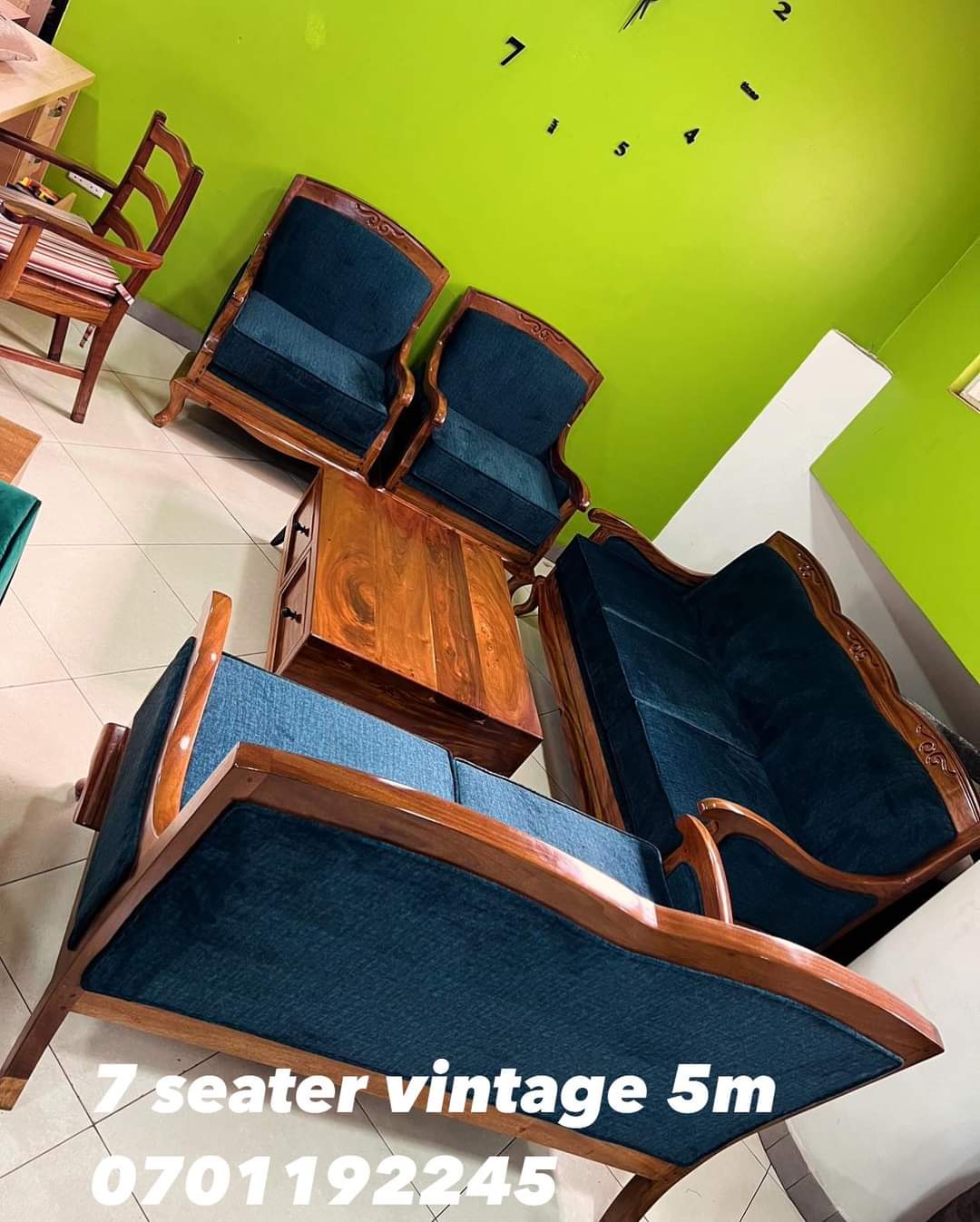 7 seater vintage chair