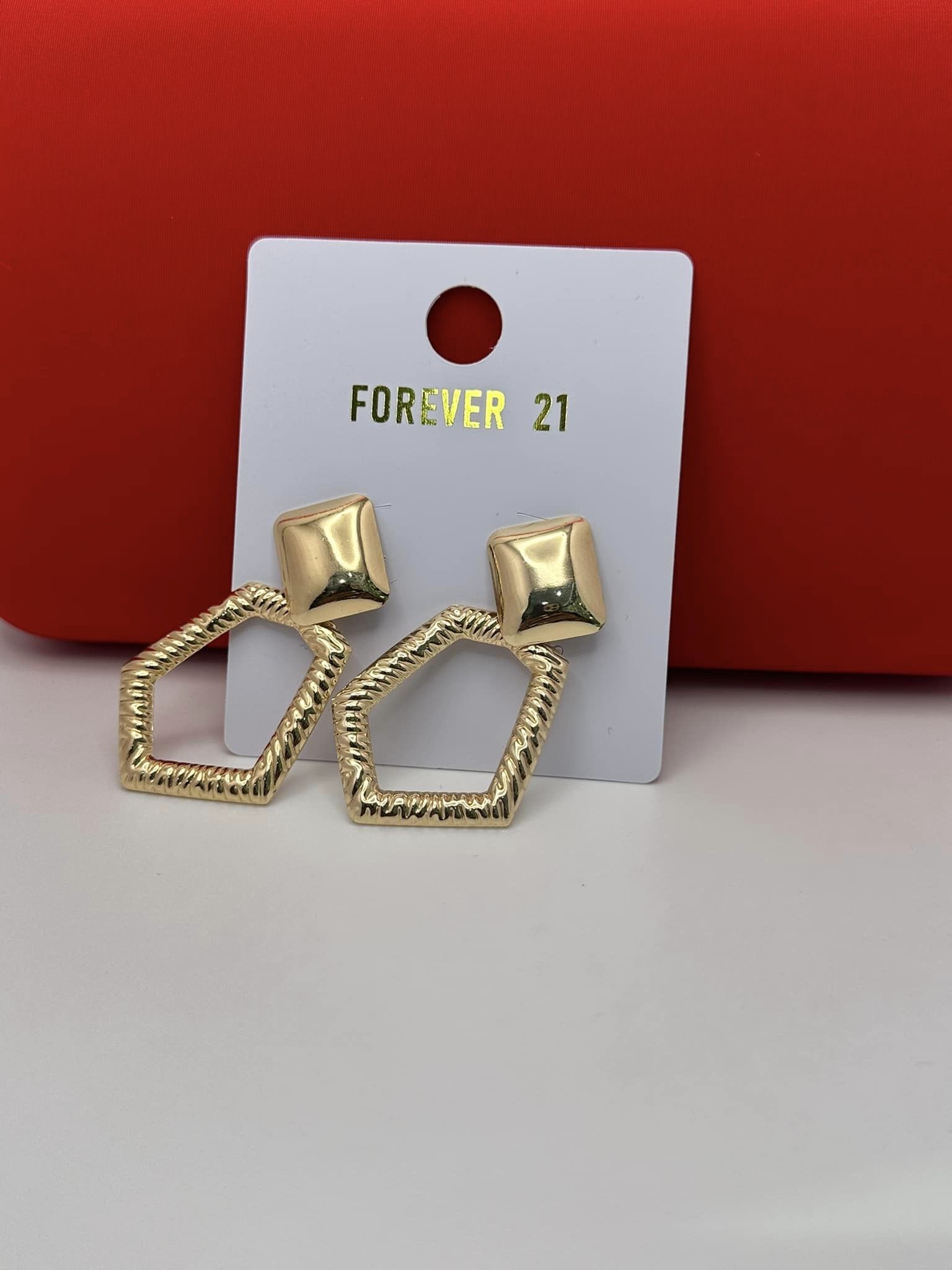 cute golden earrings