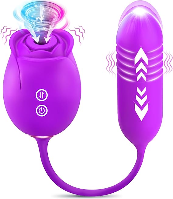 Vibrator Rose Sex Toy for Women – Upgraded Adult Toys Sex Toys for Women