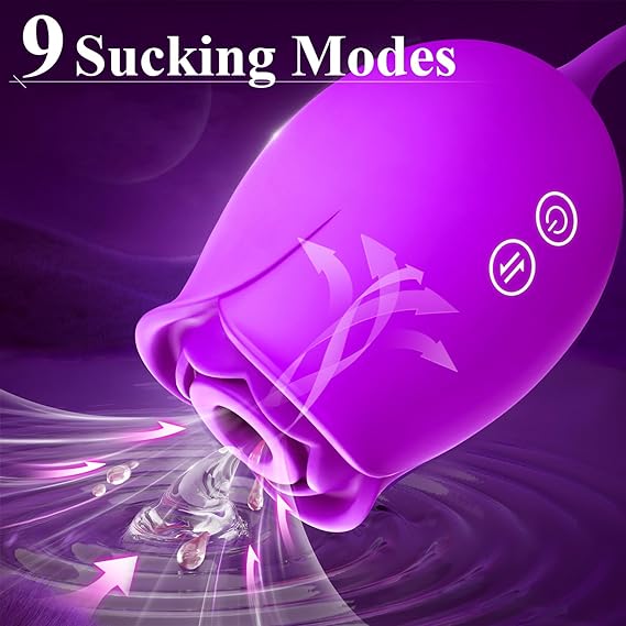 Vibrator Rose Sex Toy for Women – Upgraded Adult Toys Sex Toys for Women