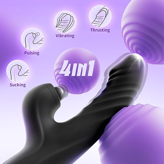 Vibrator Sex Toys for Women - Rabbit Vibrator with 10 Vibrating