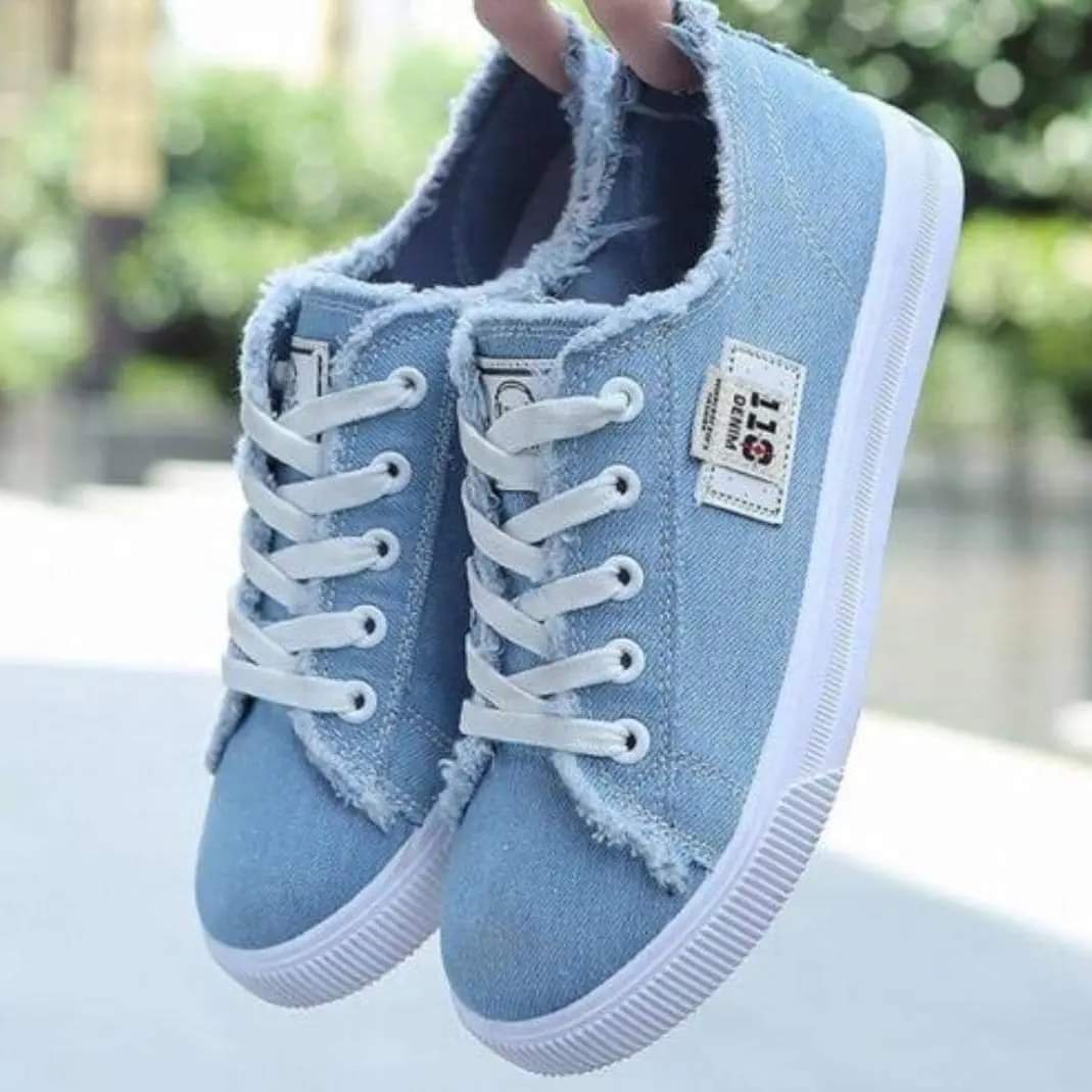 Women denim sneakers