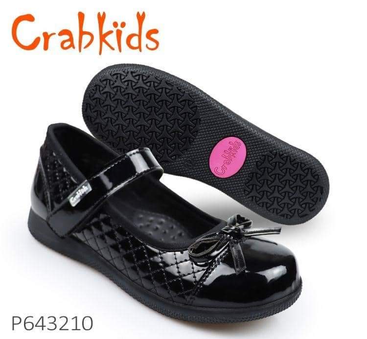 Crabkids school shoes for girls