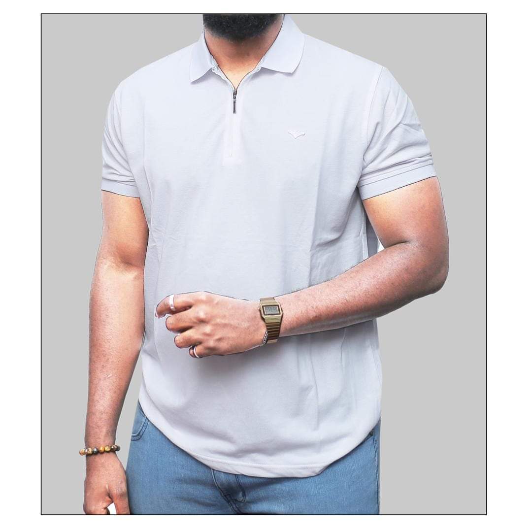 Zip Cotton t-shirts for men