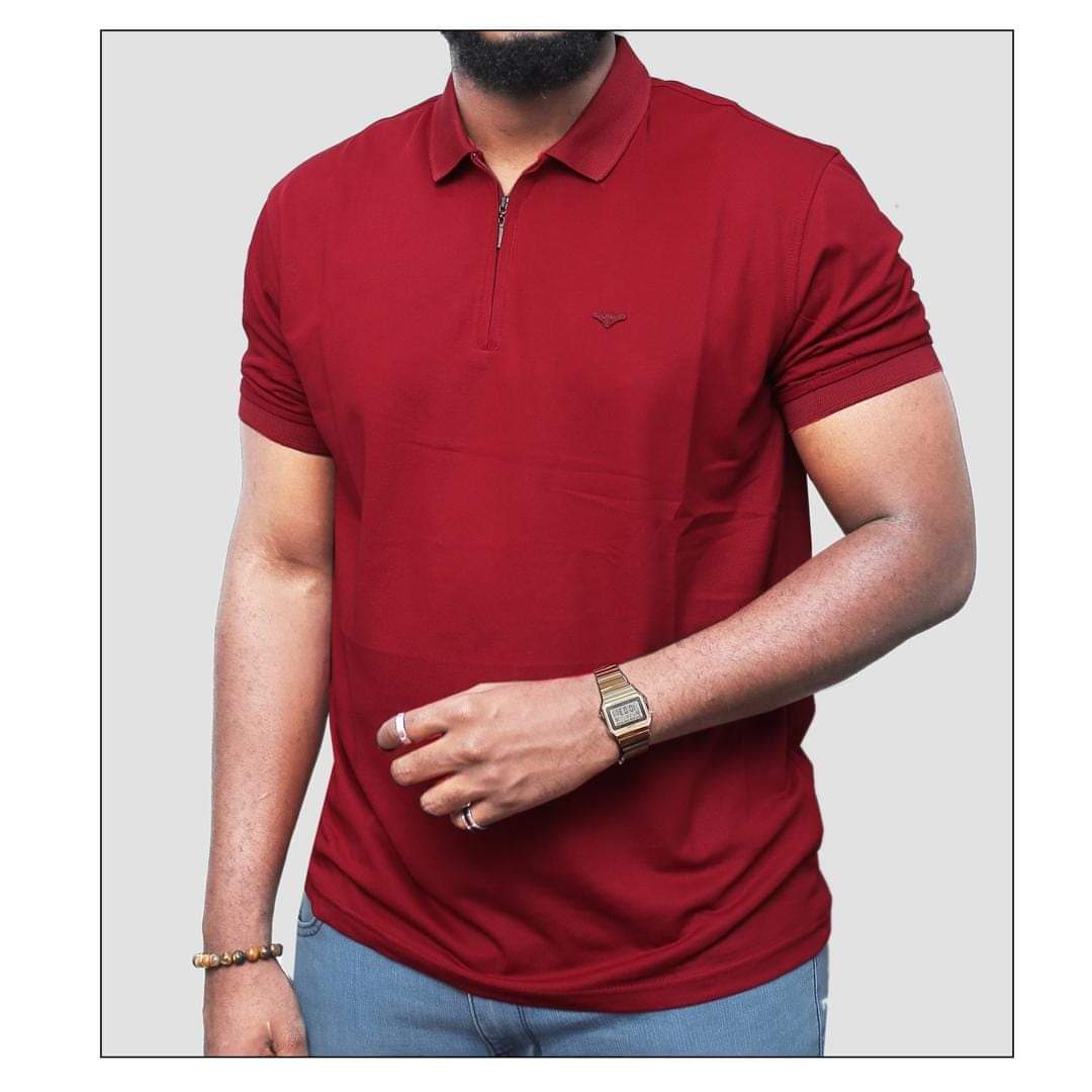 Zip Cotton t-shirts for men