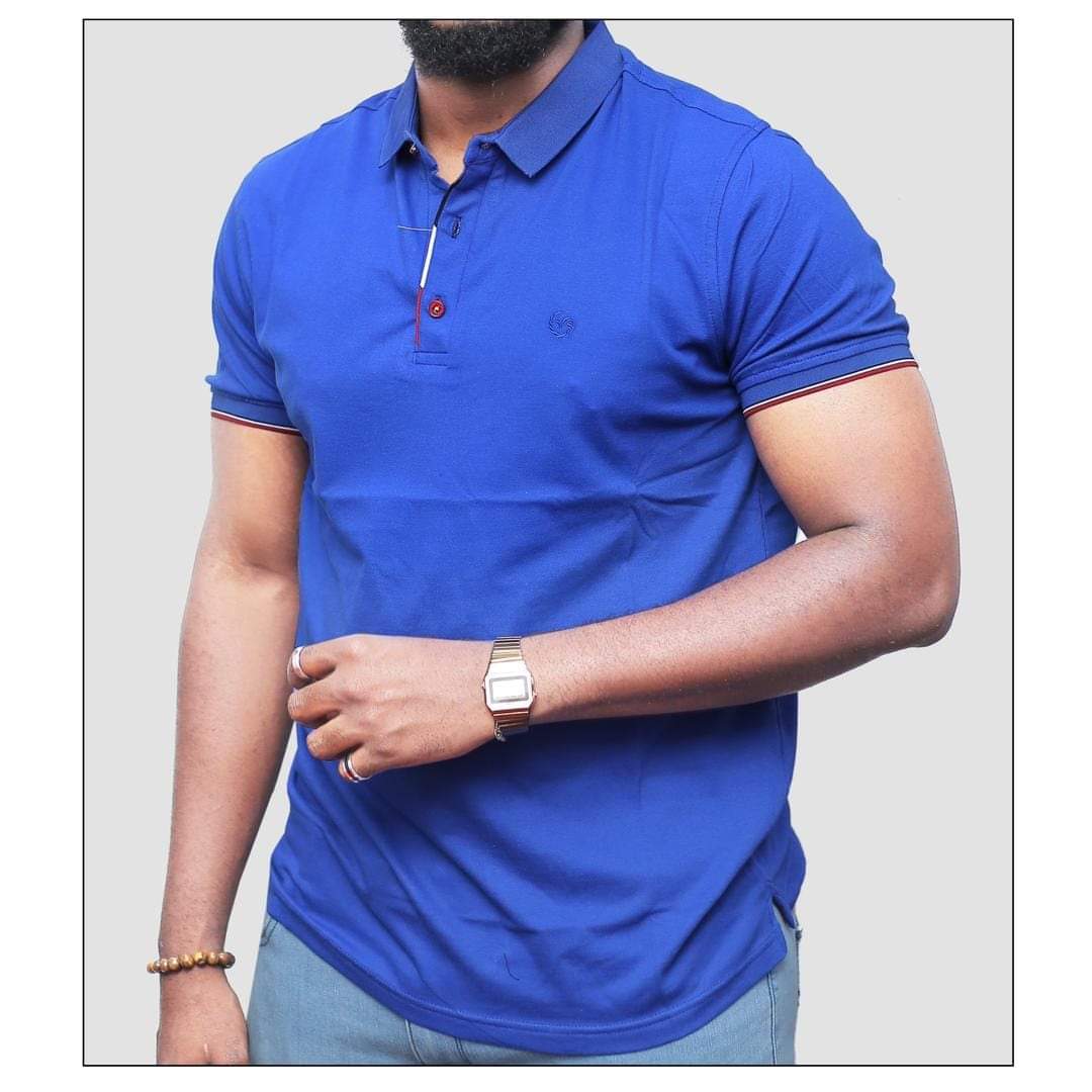 Button t-shirts for men