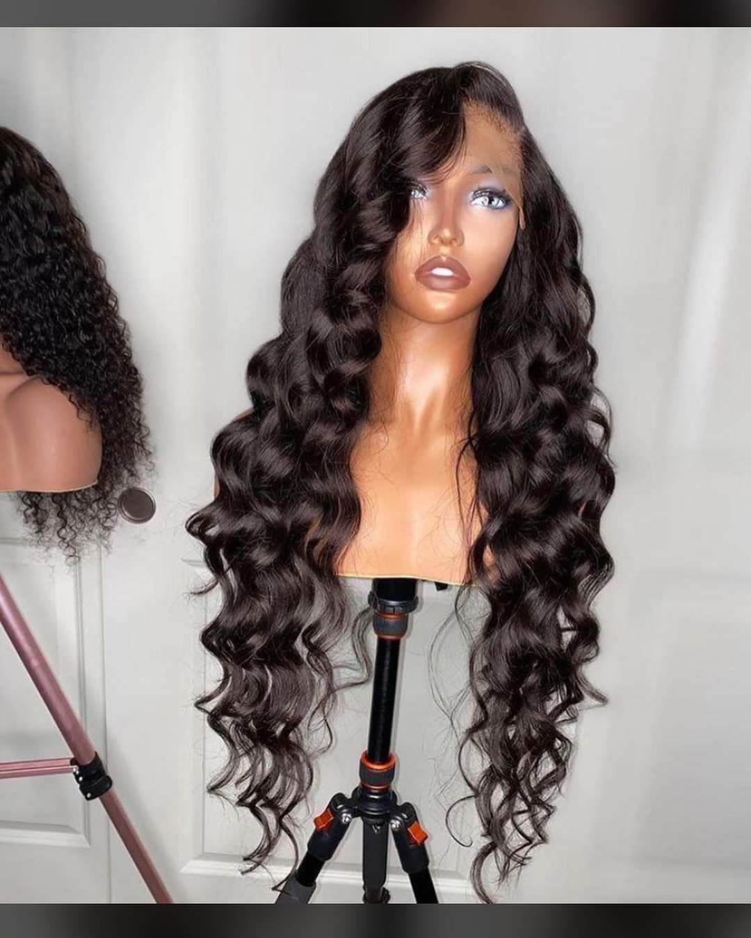 30 inch water wave wigs  100% human hair 