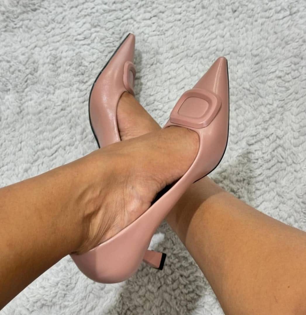 Cute trendy short heels