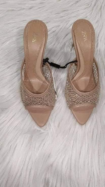 Stylish open heel shoes